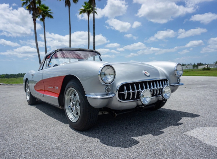 c1 corvette looks vintage, is actually a totally custom build underneath