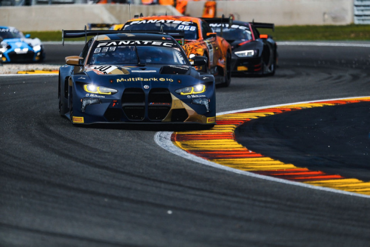 bmw m4 gt3 finishes 5th at 24 hours of spa-francorchamps