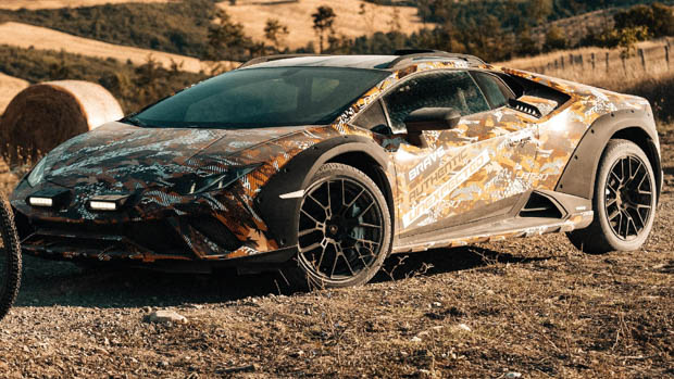 lamborghini sterrato: off-road huracan-based supercar teased before unveiling later in 2022