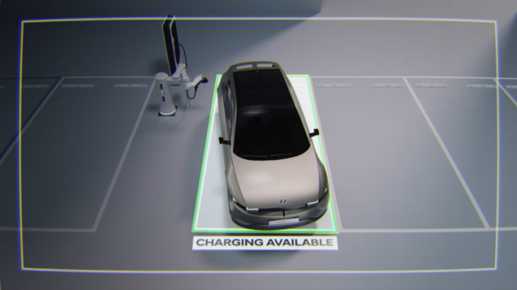 hyundai's new charging gadget will plug itself to an ev on its own
