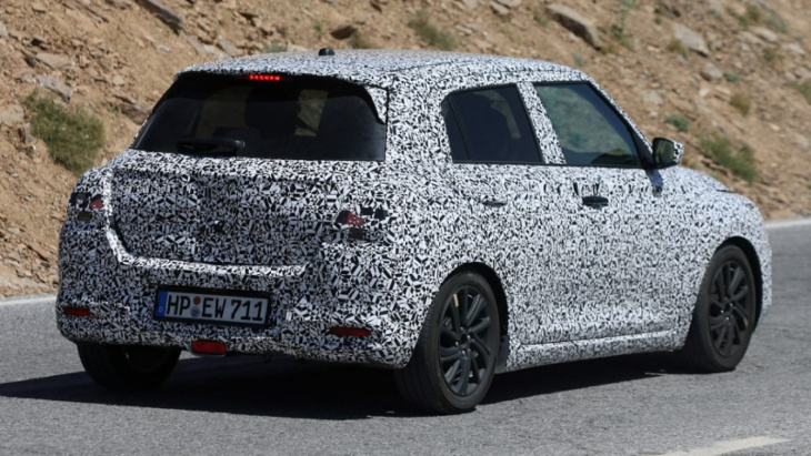 new 2023 suzuki swift caught on camera for first time