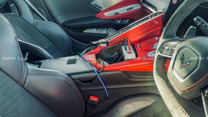 chevy corvette e-ray interior spied for the first time