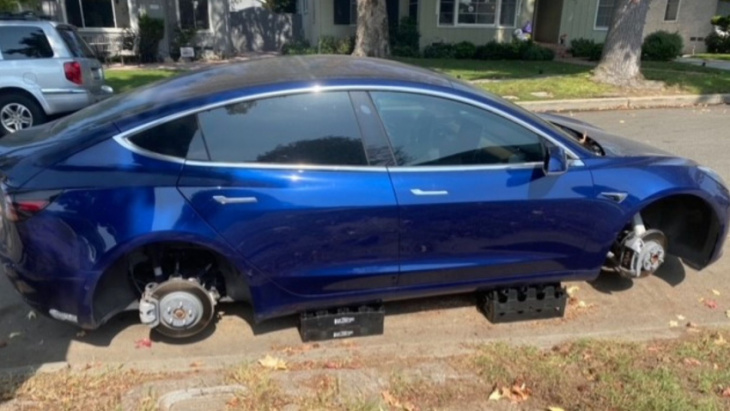 tesla wheels and tires popular among thieves