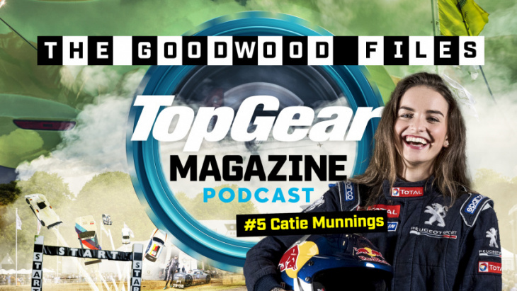 listen to the new top gear podcast with catie munnings