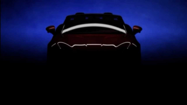 mg cyberster electric roadster teased as production model