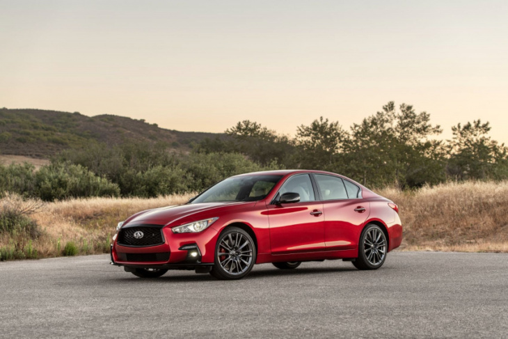 android, 2023 infiniti q50 quick facts: pricing, trim levels, standard features & complimentary service