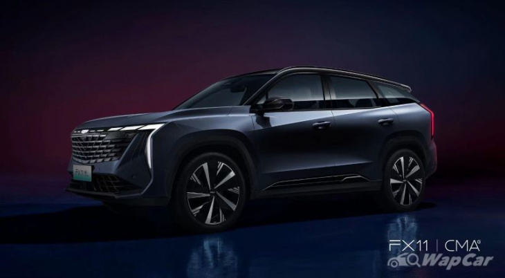 first look at the geely fx11 in person, next-gen proton x70 with 2.0t?