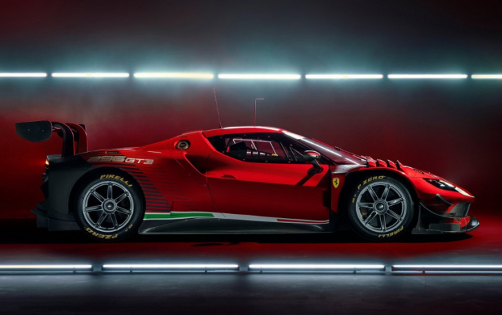 ferrari unveils 296 gt3 racing car, debuts at daytona 24 hour