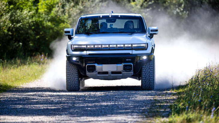 gmc hummer ev (2022) review: electric monster truck driven