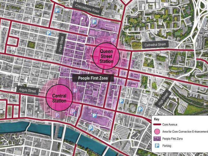 glasgow plans for a 'people first zone' in city centre