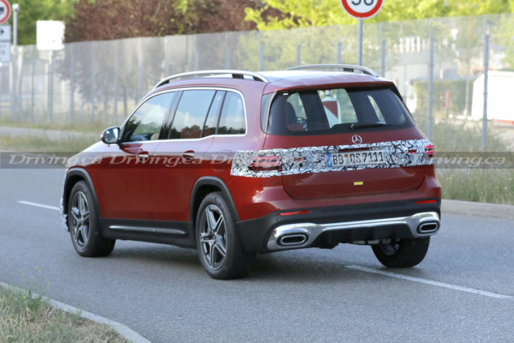 spied! mercedes-benz working on a refreshed glb