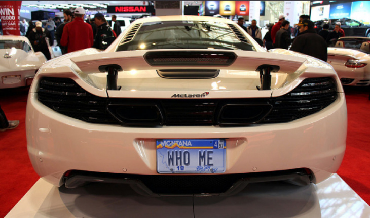 why do so many supercars have montana license plates?