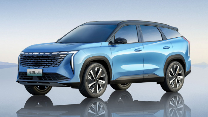 the all-new geely boyue l looks like an suv designed for aliens!