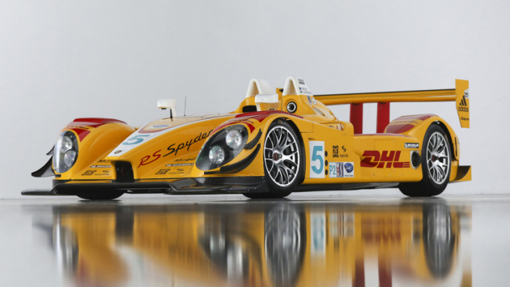 this american le mans-winning porsche rs spyder is for sale