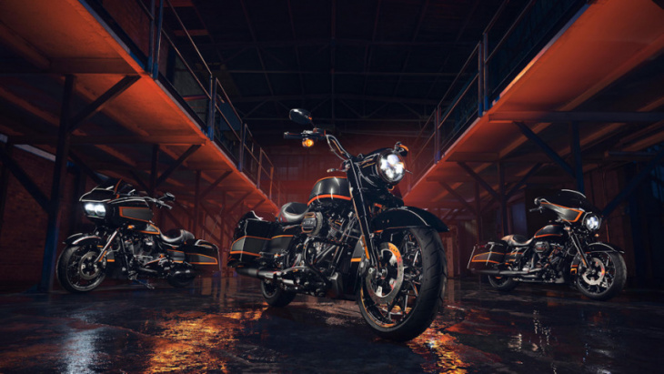 this epic paint job will be offered as a factory option for select harley-davidson models