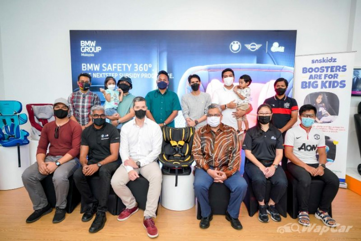 bmw malaysia gave away 90 child car seats to b40 families in latest round of subsidy programme