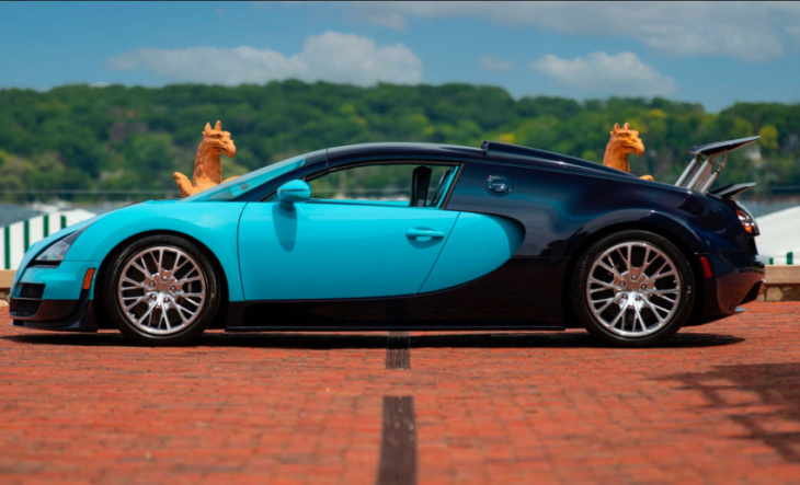 special  edition bugatti veyron selling at mecum's daytime sale in monterey