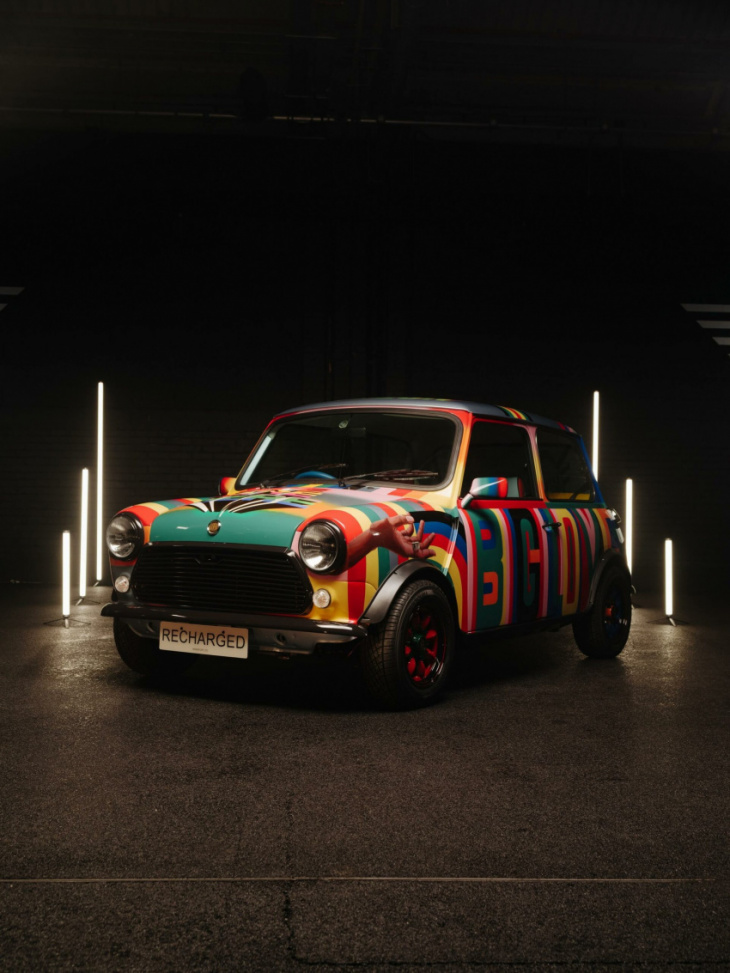 mini recharged lakwena is a colorful ev conversion of an icon