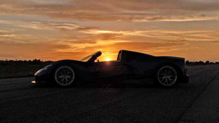 hennessey venom f5 roadster teased ahead of august 19 debut