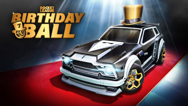 'rocket league' is celebrating its 7 year anniversary with a new in-game event