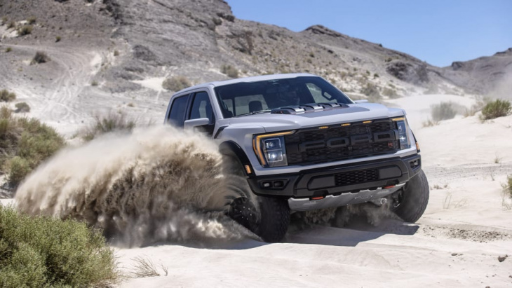 2023 ford f-150 raptor r vs. 2022 ram trx | by the numbers