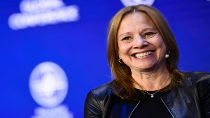 mary barra says gm will sell more evs than tesla by mid-decade