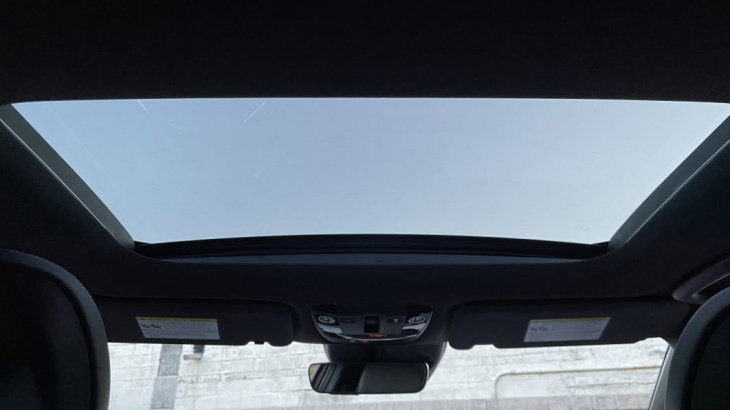 thankfully, our long-term 2022 kia ev6 has a moonroof, not a glass roof