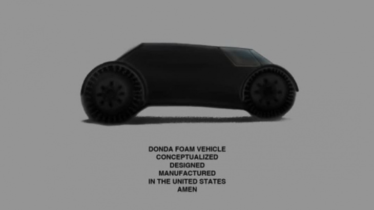 kanye west's donda previews its first concept car
