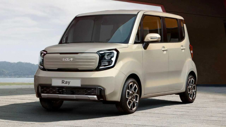 2023 kia ray ev previews its second facelift in south korea