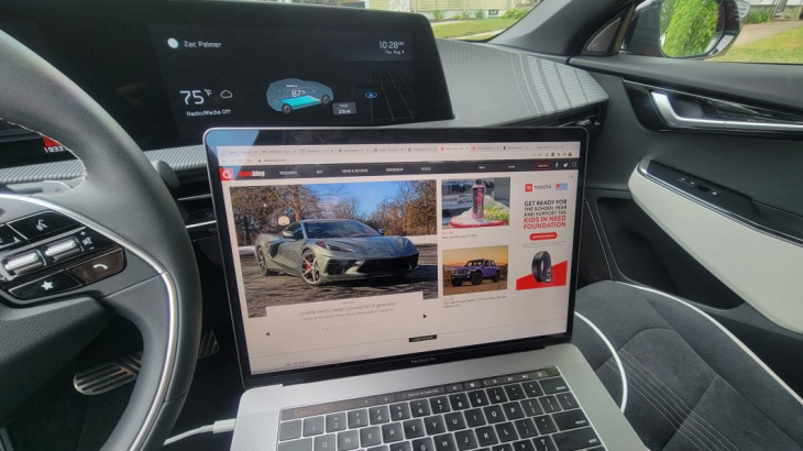 2022 kia ev6 gt-line long-term update: working from ... here?