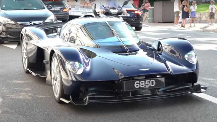 david coulthard spotted driving aston martin valkyrie in monaco