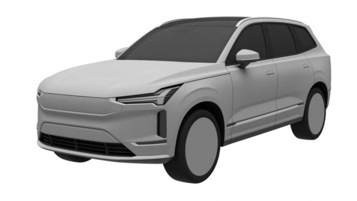 volvo exc90: all-electric xc90 replacement seemingly leaked in patent images