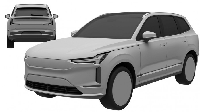 electric volvo xc90 patent images leaked – borrows styling from polestar 2