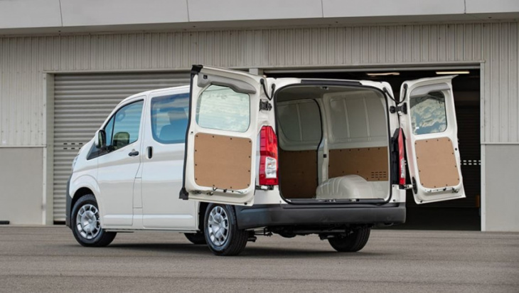 2023 toyota hiace and granvia price and specs: does the ford transit custom and hyundai staria have anything to be worried about?