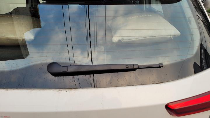 diy: installed a volkswagen polo's rear wiper on my skoda kushaq