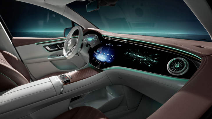 step inside the upcoming mercedes eqe suv