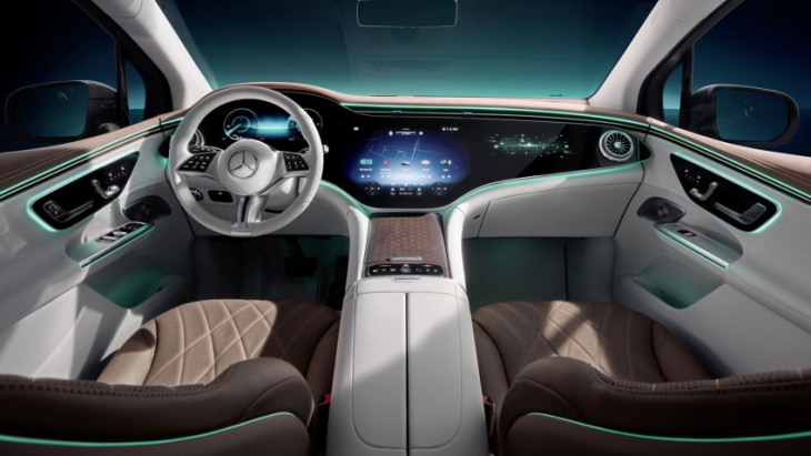 step inside the upcoming mercedes eqe suv