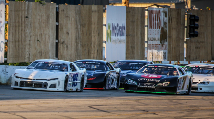 arca midwest tour heads to hawkeye downs