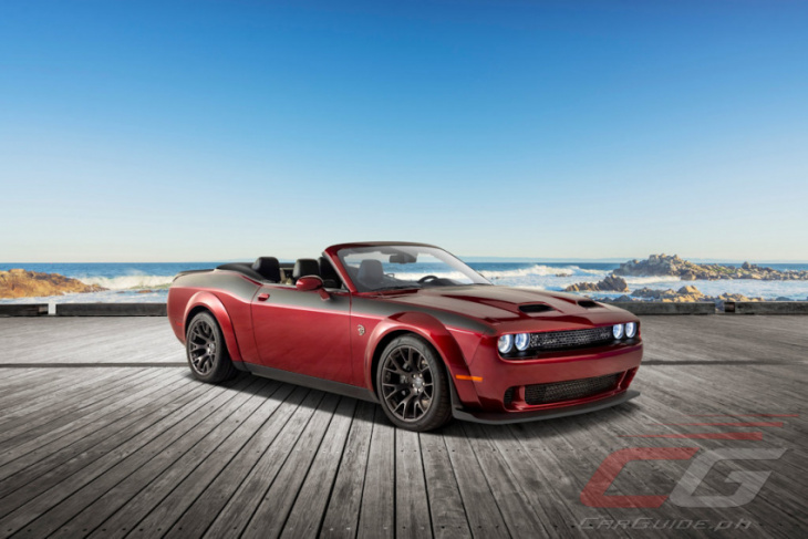 for an additional p 1.45m, you can order your dodge challenger with a convertible top