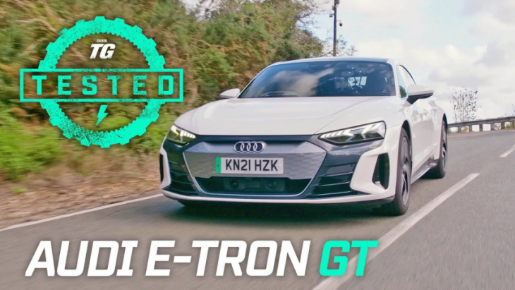 watch top gear tested now: the audi e-tron gt