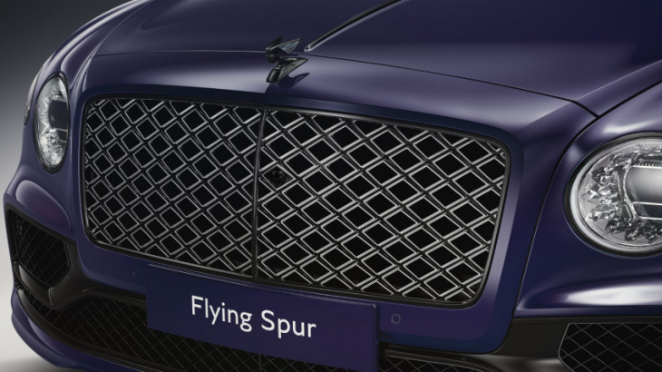 bentley applies blackline specification to posh flying spur mulliner sedan