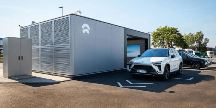 nio opens second battery swapping station in norway