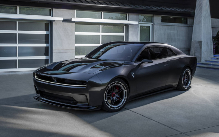 the dodge charger daytona srt is a charged up electric prototype