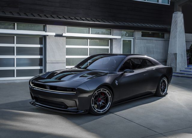dodge charger daytona srt concept is an ev with a hellcat soundtrack and a shiftable transmission