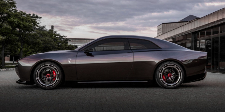 dodge shows “banshee” electric charger concept – an ev with exhaust?