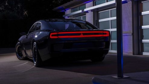 dodge unveils concept electric muscle car