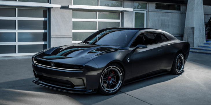 dodge shows off a preview of the battery-electric charger