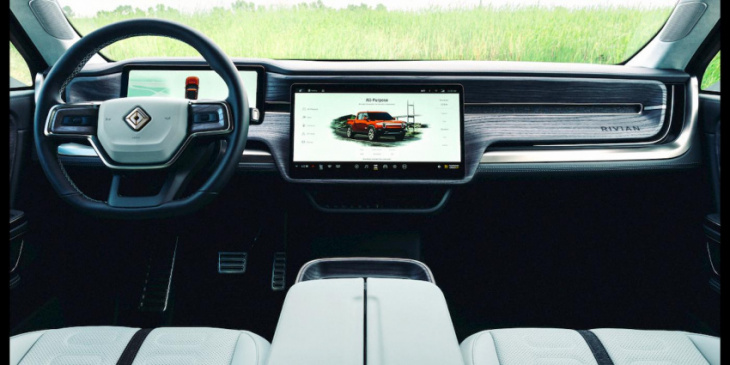 rivian announces it will soon be delivering its ocean coast interiors, but there is a caveat