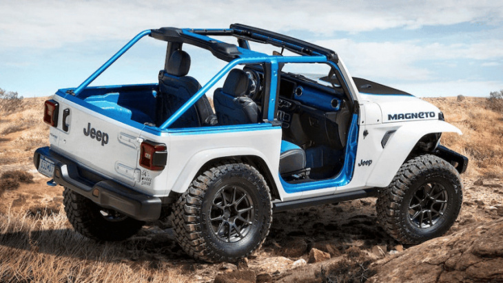 jeep magneto revealed: it’s an electric wrangler scheduled for 2024