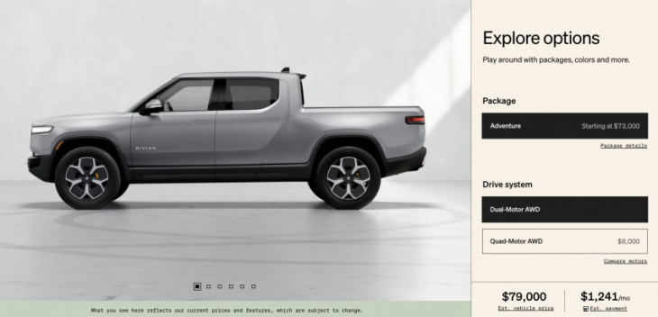 rivian discontinues explore package, encourages customers to upgrade 